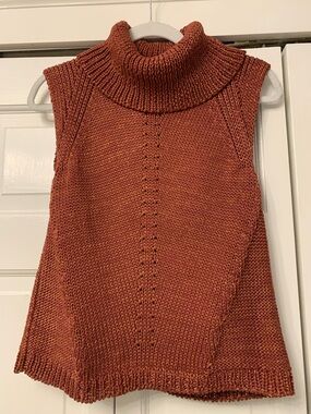 White House Black Market Sleeveless cowl neck sweater